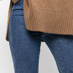 Jeans Danielle a vita alta in blu Khaite - donna 