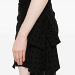 Abito a pois in nero Alessandra Rich - donna 