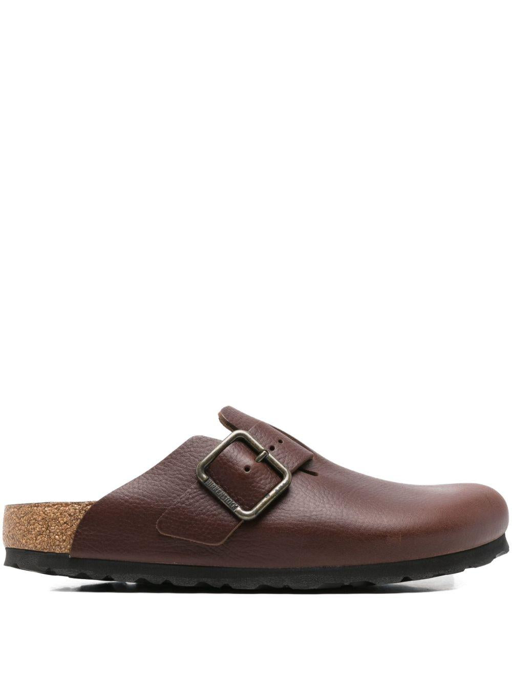 Mules boston in marrone Birkenstock - uomo 