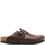 Mules boston in marrone Birkenstock - uomo 