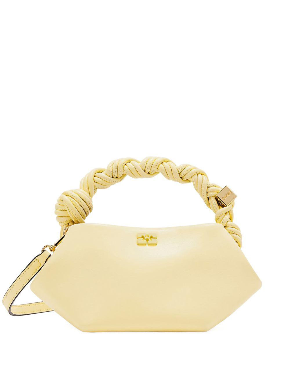 BORSA A MANO BOU MINI IN GIALLO GANNI - DONNA 