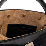 Borsa a mano Lee Radziwill petite in nero Tory Burch - donna 