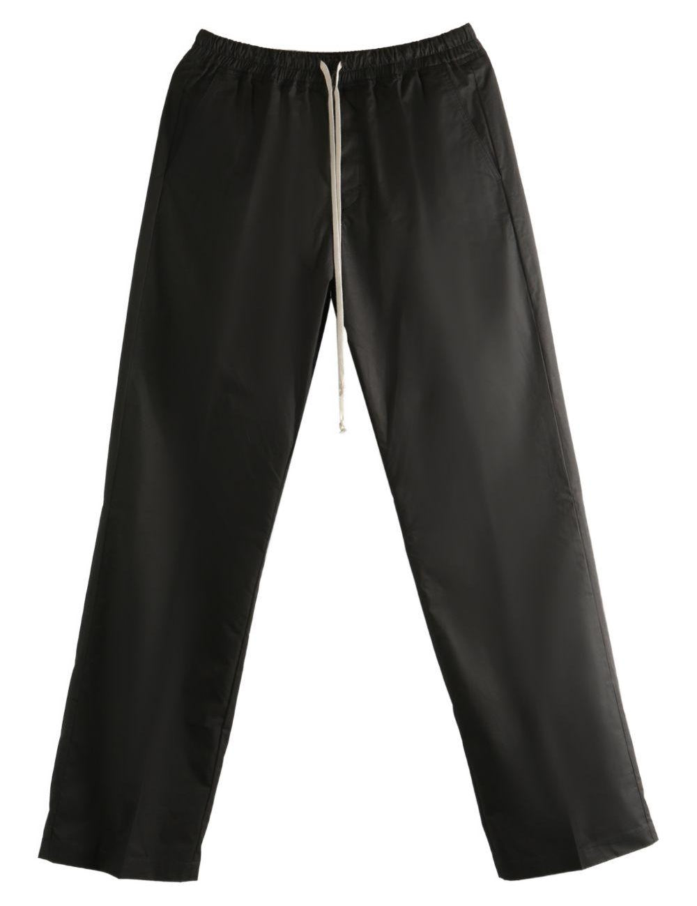 Pantaloni con coulisse in nero Rick owens - uomo 