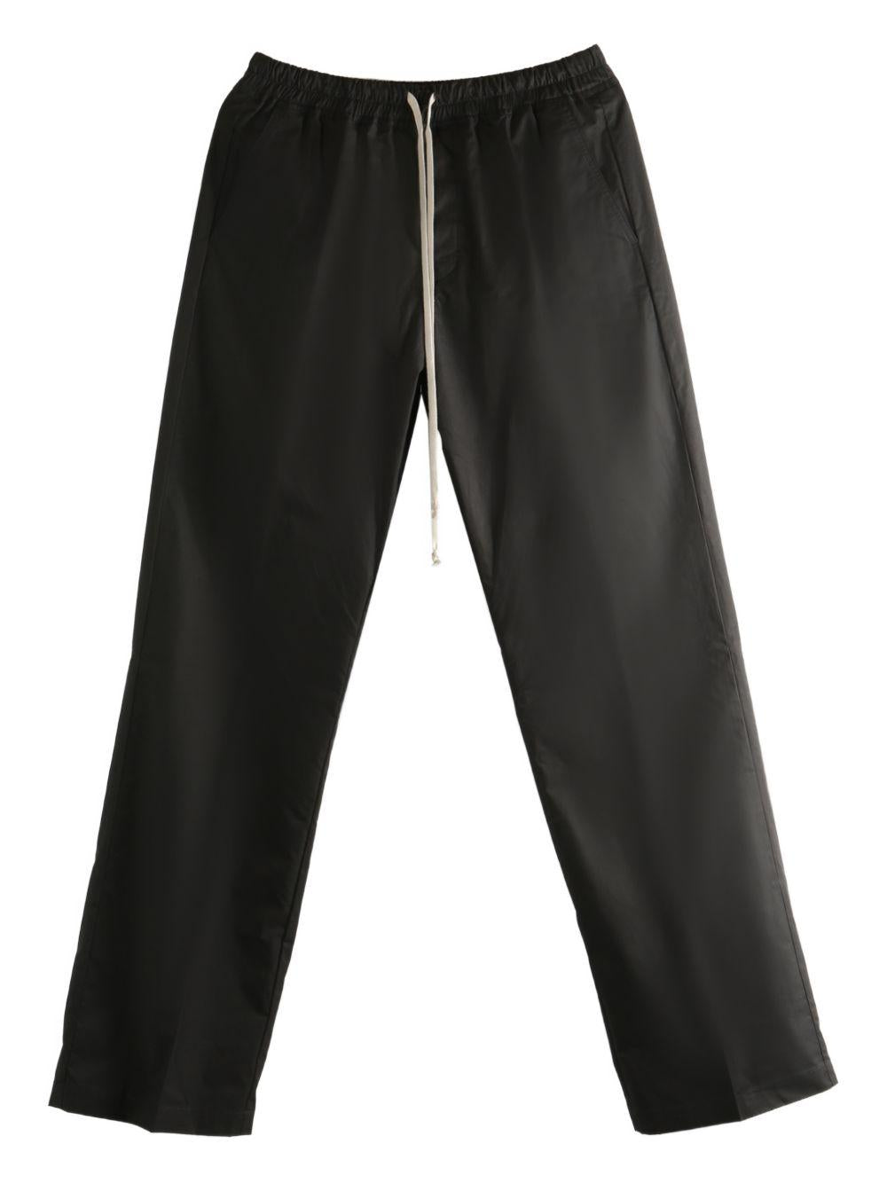 Pantaloni con coulisse in nero Rick owens - uomo 