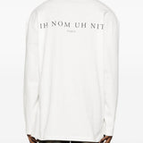 Felpa girocollo Mask Crosses in bianco Ih nom uh nit - uomo 