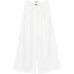 Pantaloni a gamba ampia in bianco Batakovic - donna 