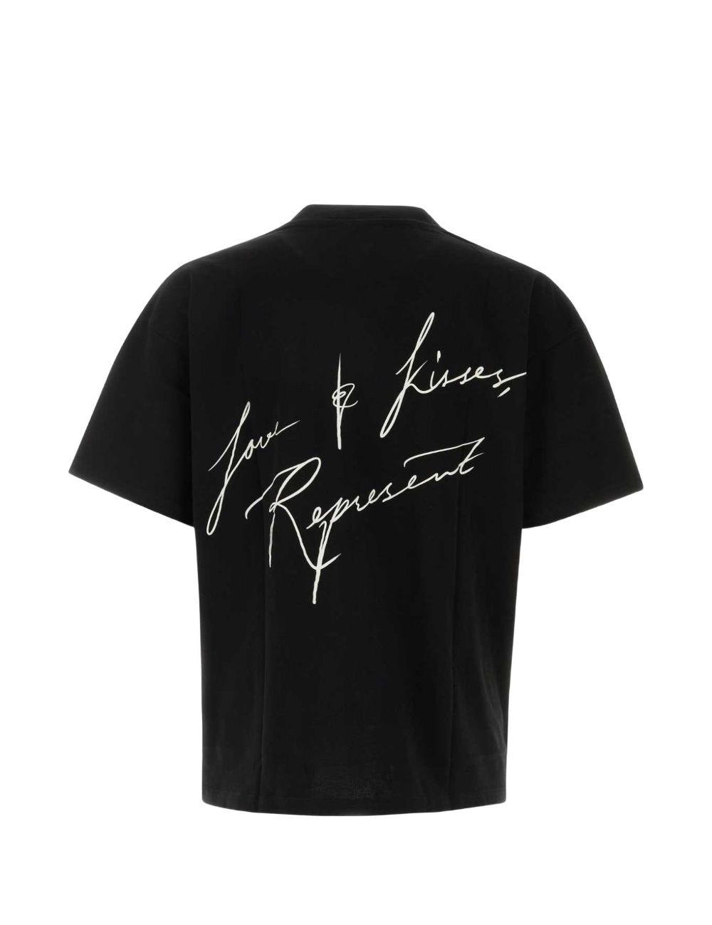 T-shirt con stampa slogan in nero Represent - uomo 