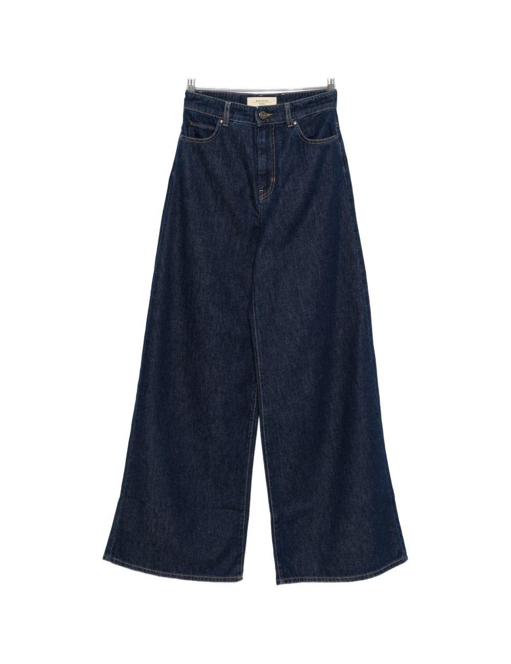 Jeans a gamba ampia in blu Maxmara weekend - donna 