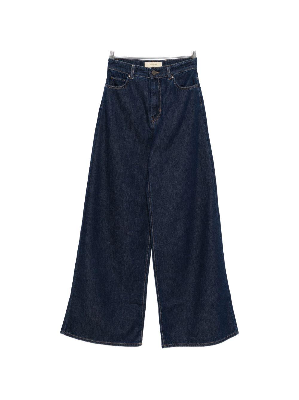 Jeans a gamba ampia in blu Maxmara weekend - donna 