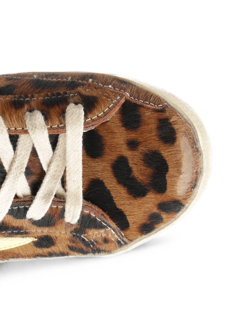 Sneakers super star in animalier golden goose - donna 