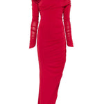 Abito asimmetrico in rosso Amen - donna 
