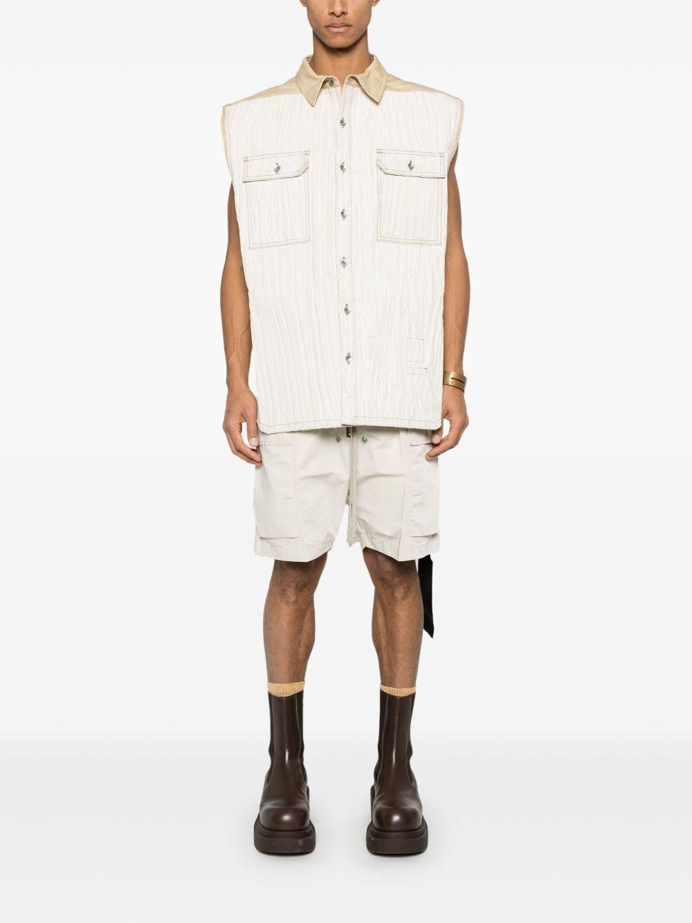 Gilet SL Tommy Jumbo in avorio Rick Owens DRKSHDW - uomo 
