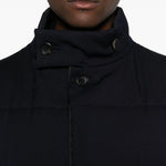 Giacca imbottita a collo alto in nero Yohji yamamoto - uomo 
