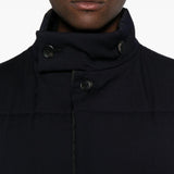 Giacca imbottita a collo alto in nero Yohji yamamoto - uomo 