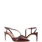 Decollete Valeria con effetto coccodrillo in marrone Malone souliers - donna 