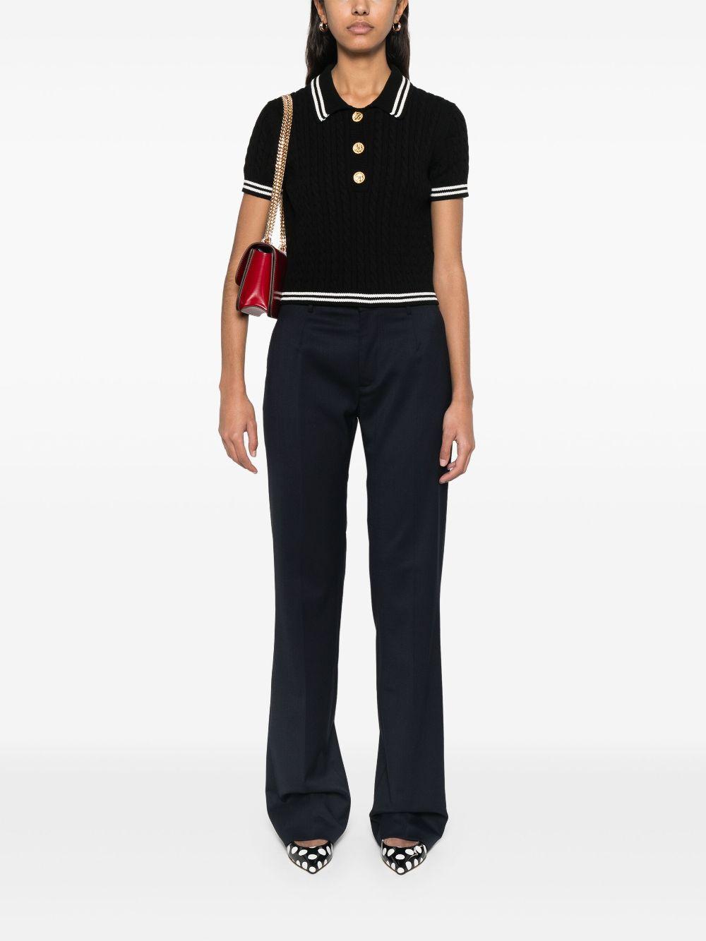 Pantaloni a gamba dritta in blu Alessandra rich - donna 