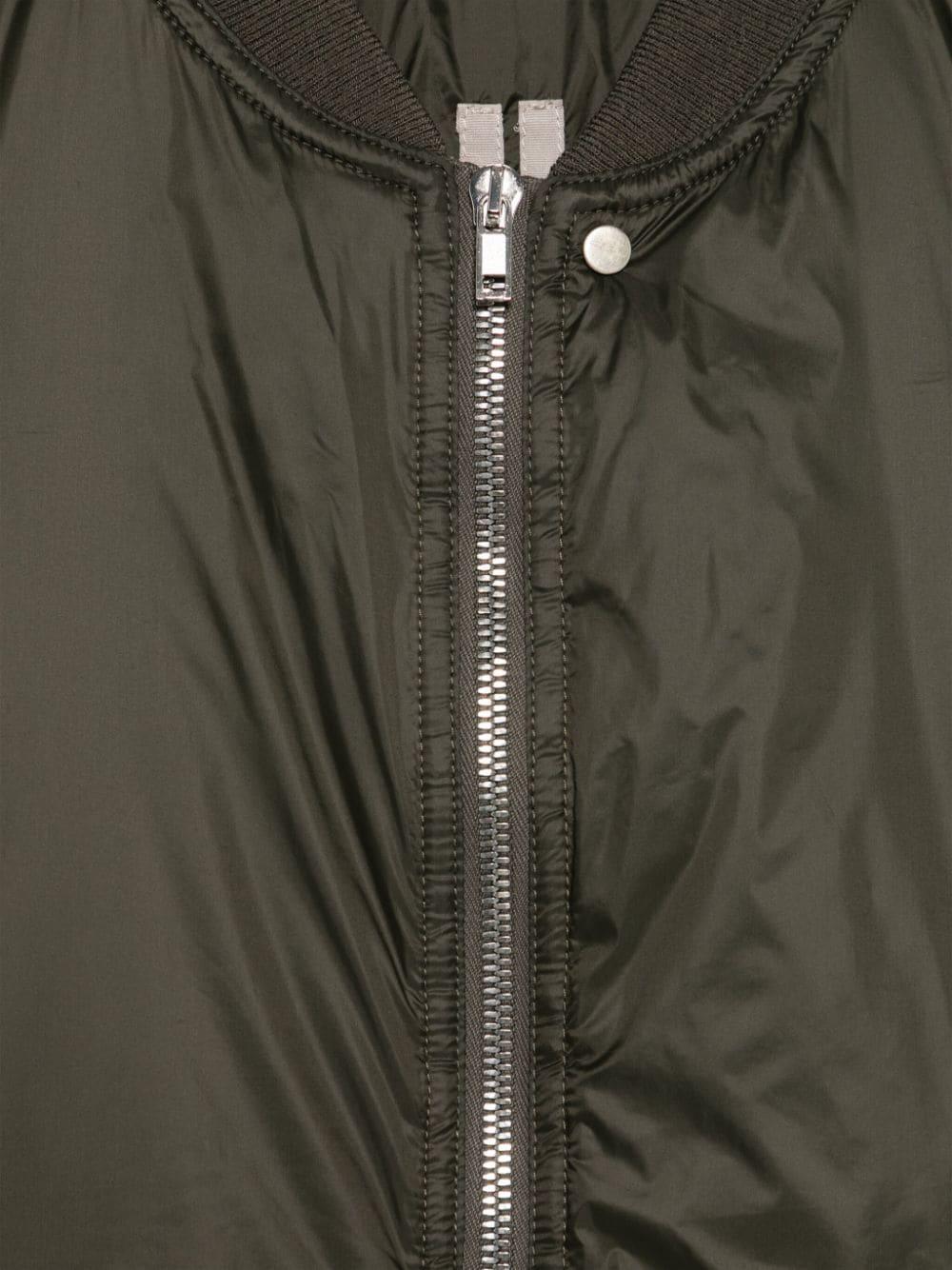 Bomber Flight in verde Rick owens kids - bambini 