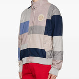 Giacca patchwork con zip multicolore Kidsuper x mercedes benz - uomo 