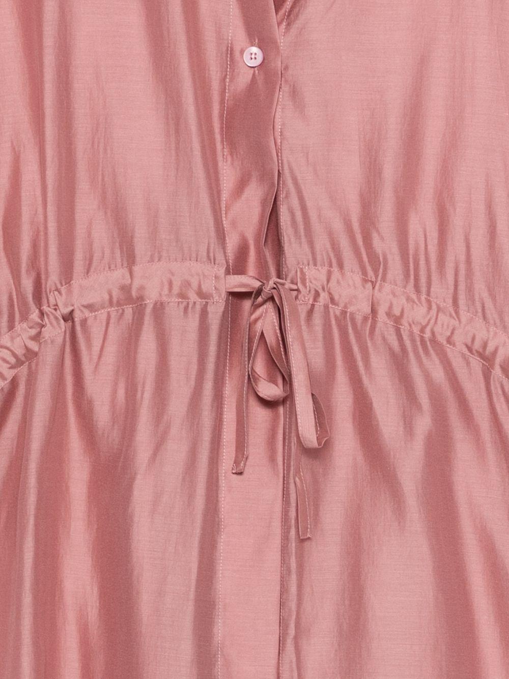 Camicia dalida con cordino in vita in rosa The latest - donna 