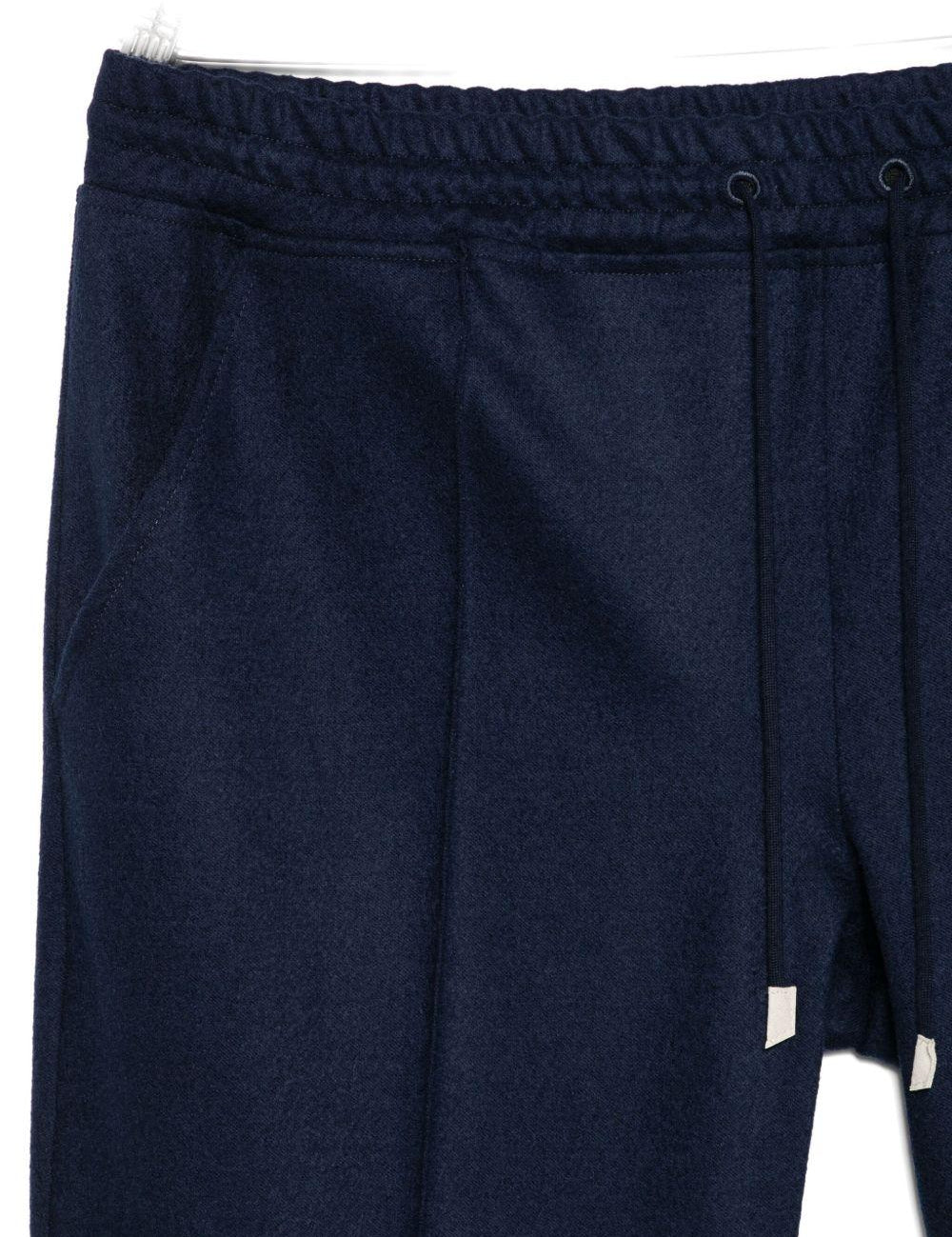 Pantaloni con coulisse in blu Eleventy - uomo 