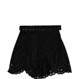 Shorts Dune con cintura in nero Charo ruiz ibiza 1989 - donna 