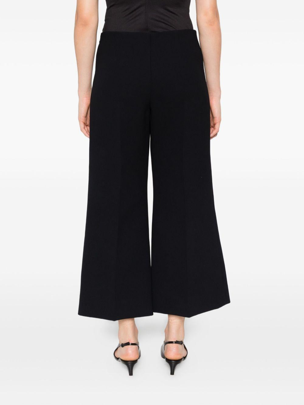 Pantaloni in seta nero Khaite - donna 