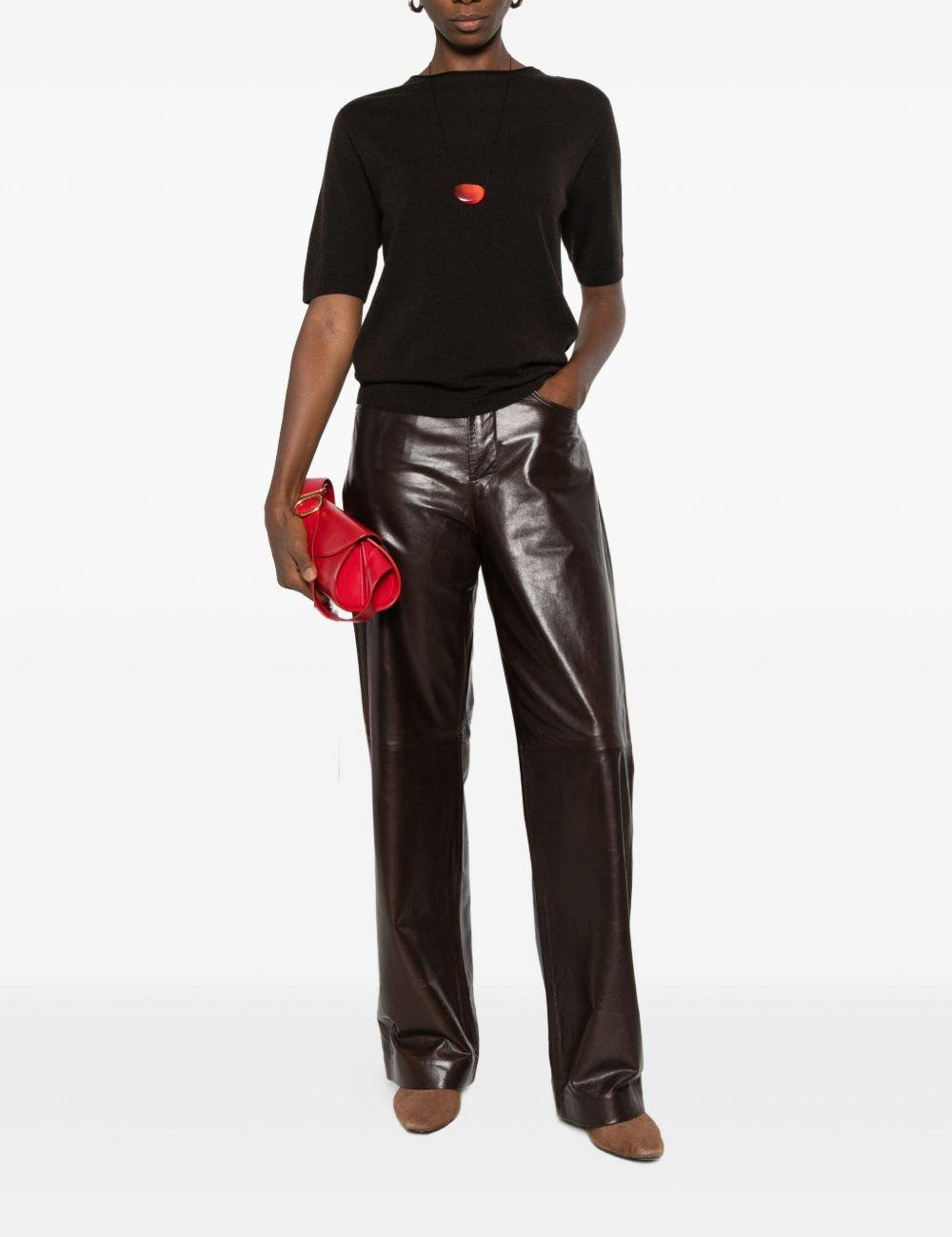 T-shirt atlante in marrone Antonelli - donna 
