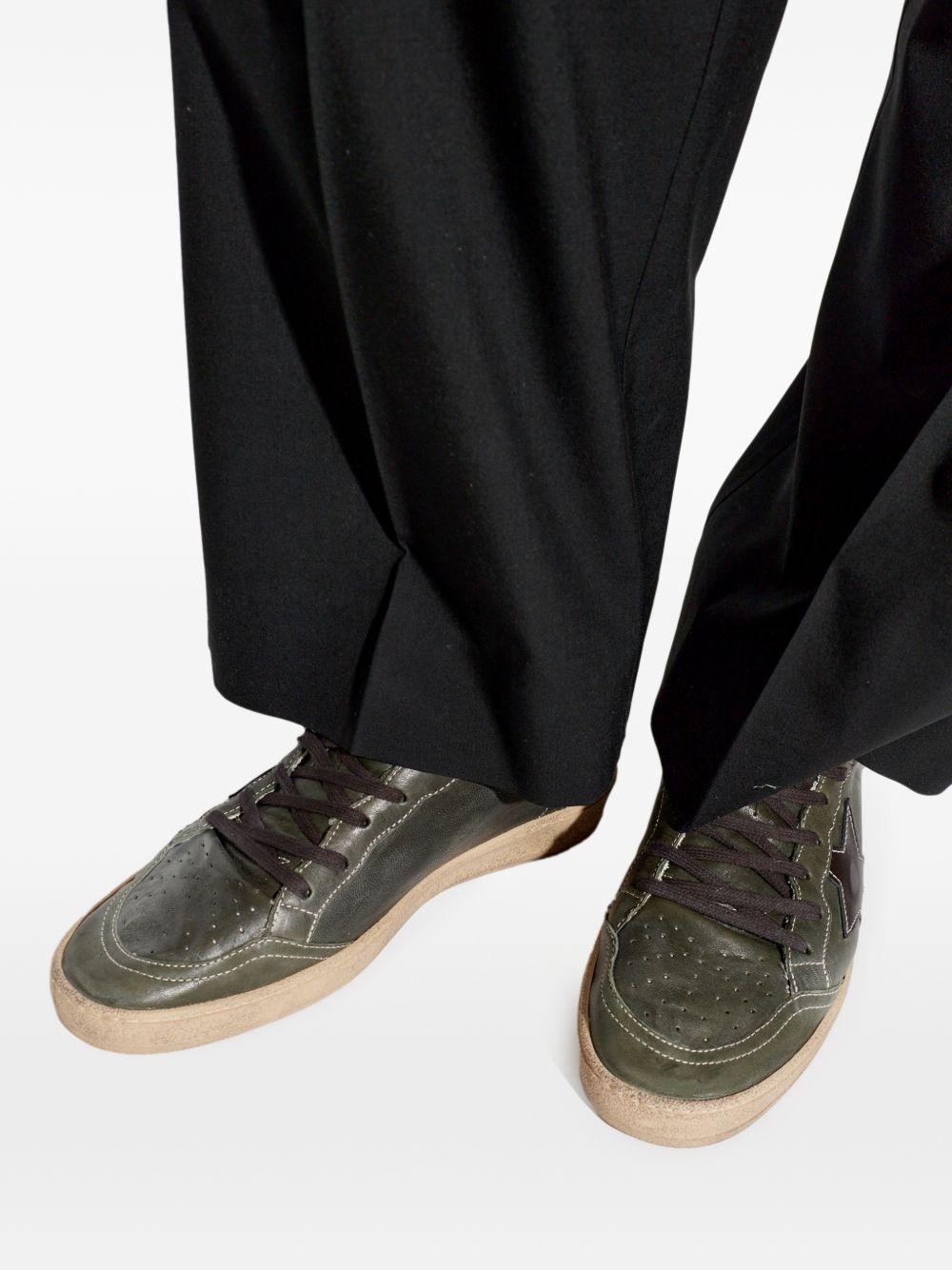 Sneakers ball star in verde Golden goose - uomo 