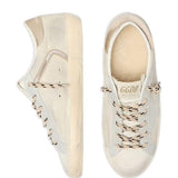 Sneakers Superstar in pelle in avorio Golden goose - donna 