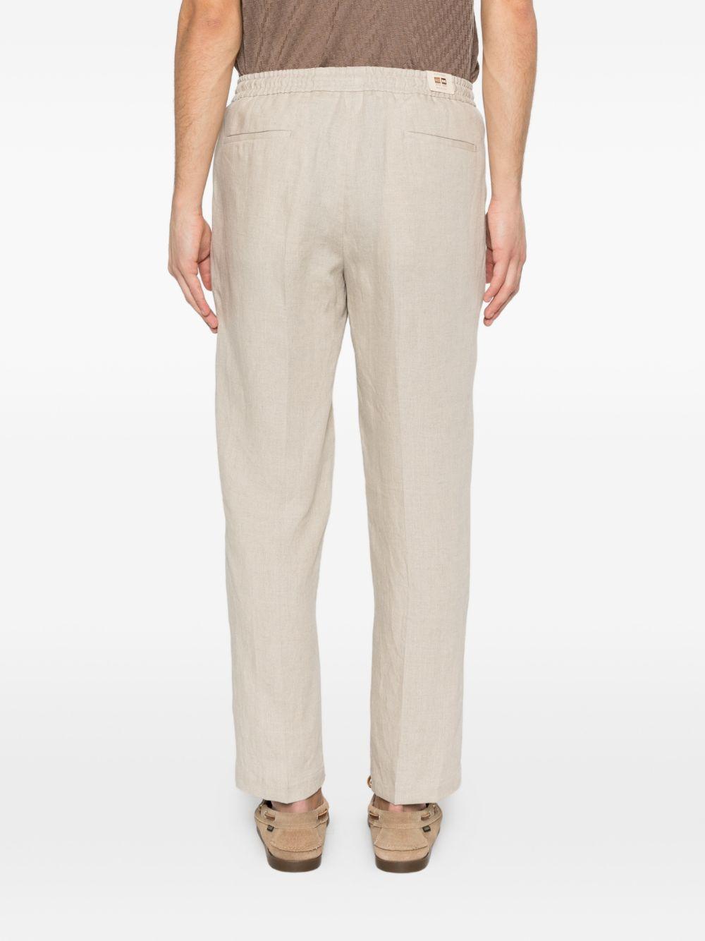 Pantaloni con coulisse e pieghe in beige Briglia 1949 - uomo 