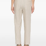 Pantaloni con coulisse e pieghe in beige Briglia 1949 - uomo 
