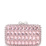 Clutch con decorazione in rosa Self-Portrait - donna 