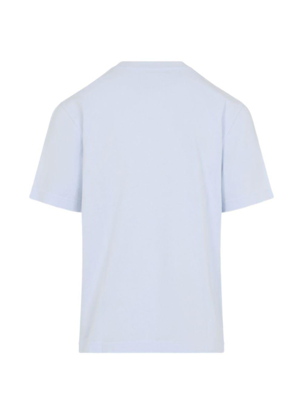T-shirt con logo e toppa in blu Jacquemus - uomo 
