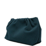 Clutch con motivo geometrico in blu Eres - donna 