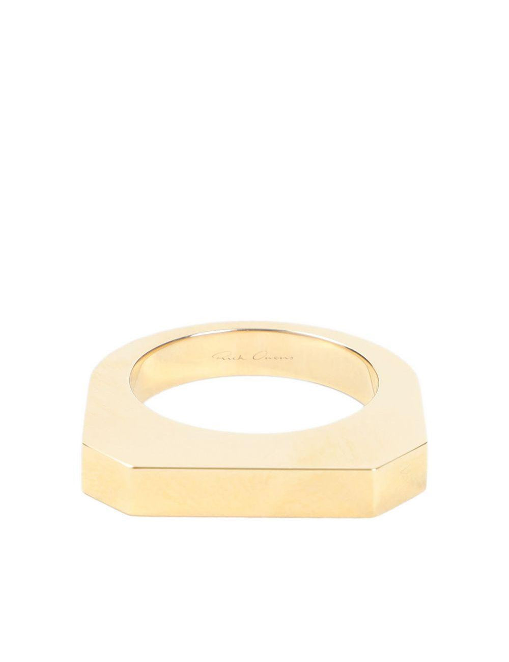 Anello con logo Hollywood Rick owens - unisex 