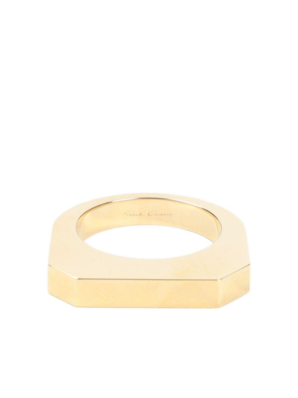 Anello con logo Hollywood Rick owens - unisex 