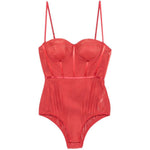 Body a corsetto Rebellion in rosso Zimmermann - donna 