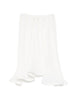 Gonna midi plissettata in bianco Rowen Rose - donna