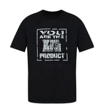 T-shirt con stampa grafica in nero 44 label group - uomo 