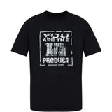 T-shirt con stampa grafica in nero 44 label group - uomo 