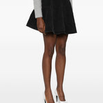 Minigonna in denim nero Self-Portrait - donna 