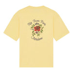 T-shirt a fiori in giallo Drole de monsieur - uomo 
