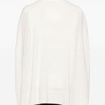 Maglione a mantella  in cashmere in bianco Toteme - donna 