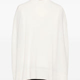 Maglione a mantella  in cashmere in bianco Toteme - donna 