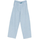 Jeans a gamba ampia in blu Rowen rose - donna 