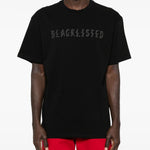 T-shirt con stampa grafica in nero 44 label group - uomo 