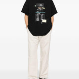 Pantaloni con cuciture a contrasto in avorio MM6 Maison Margiela - uomo 