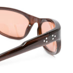 Occhiali da sole in marrone 