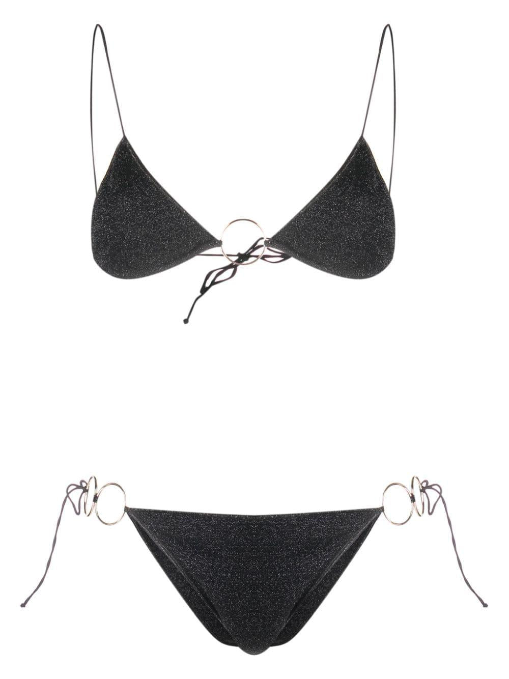 Bikini a triangolo Lumiere in nero - donna 