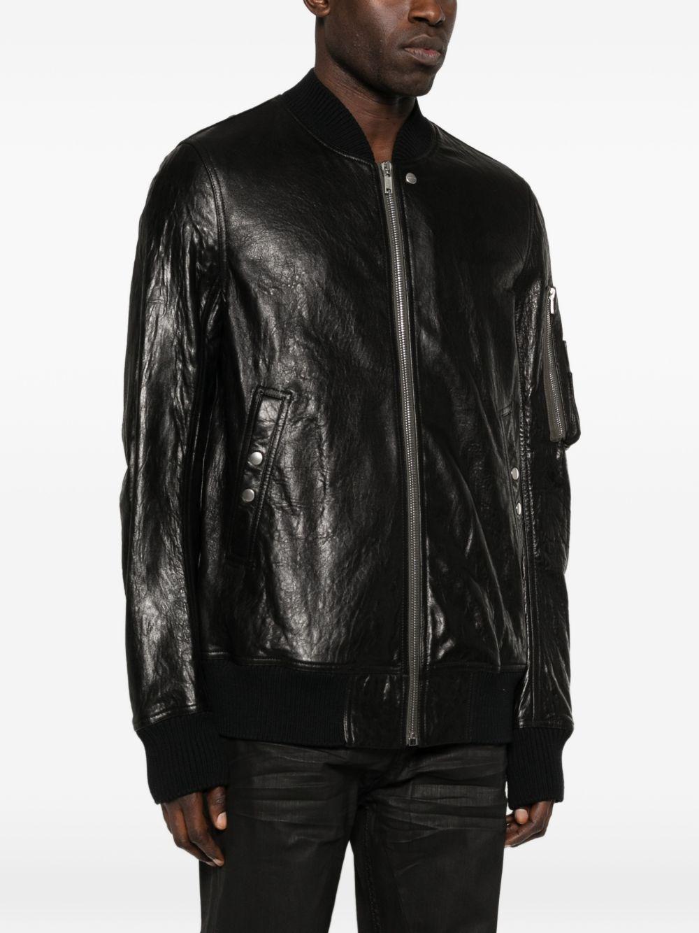 Bomber Classic Flight in nero Rick Owens - uomo 